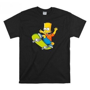 The Simpsons Bart Simpson Cartoon T Shirt